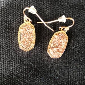 KS Dani Bronze Gold Glitter Earrings